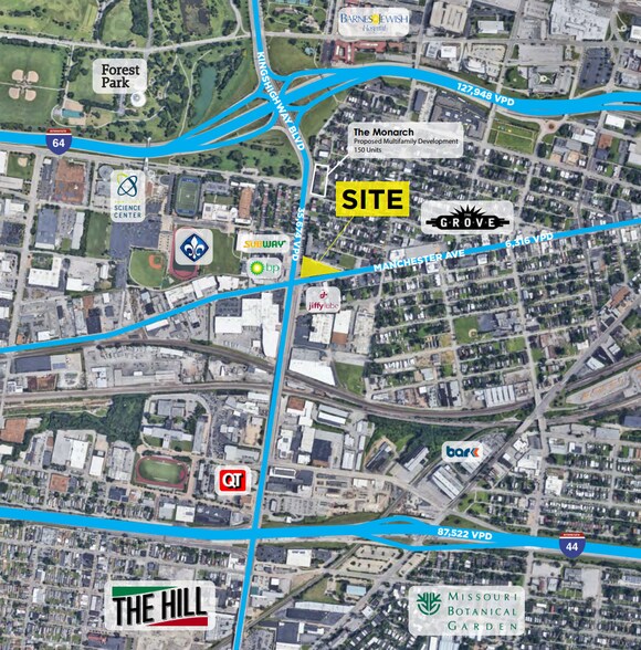 More Photos Of NEC of Kingshighway Blvd, Saint Louis Land For Sale