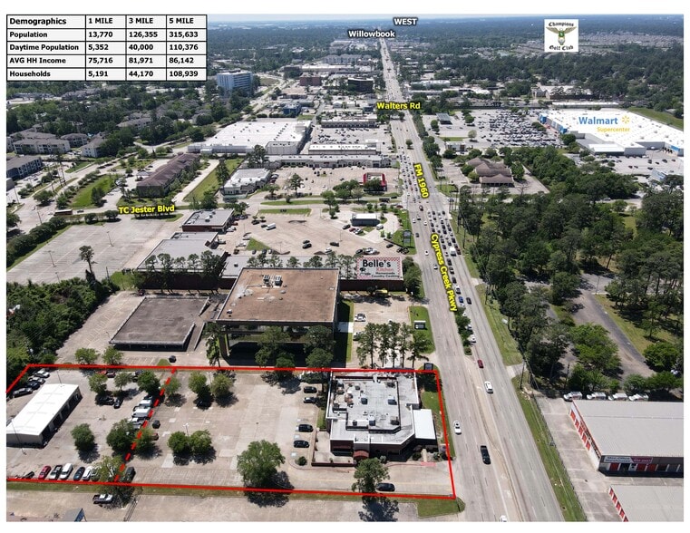 More Photos Of 3301 Cypress Creek Pky, Houston Restaurant For Sale