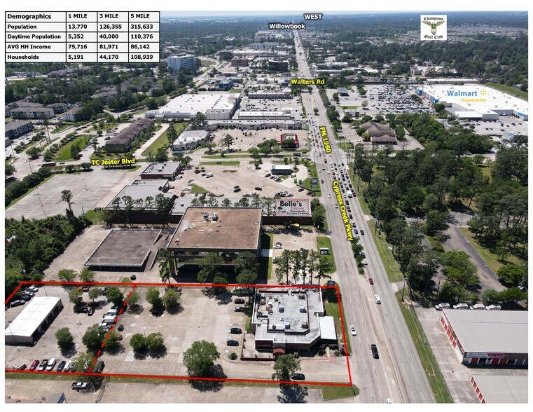 More Photos Of 3301 Cypress Creek Pky, Houston Restaurant For Lease