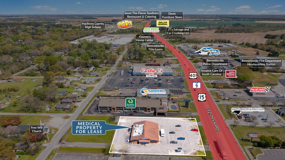 More Photos Of 207 15-401 Byp E, Bennettsville Freestanding For Lease