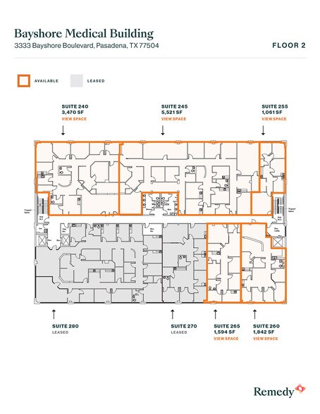 More Photos Of 3333 Bayshore Blvd, Pasadena Medical For Lease