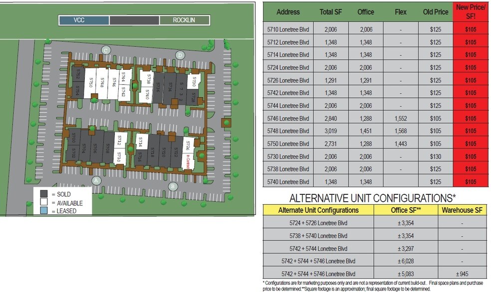 More Photos Of 5724 Lonetree Blvd, Rocklin Flex For Lease