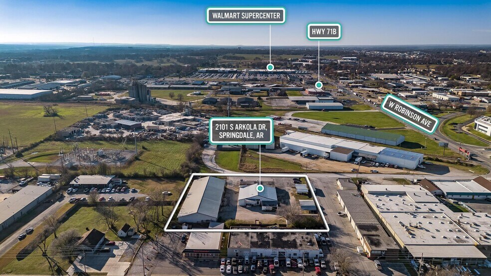 More Photos Of 2101 S ARKOLA Dr, Springdale Warehouse For Sale