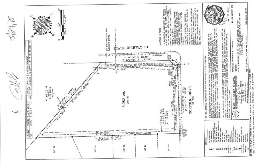 More Photos Of Lot 65 State Highway 21, Bastrop Land For Sale