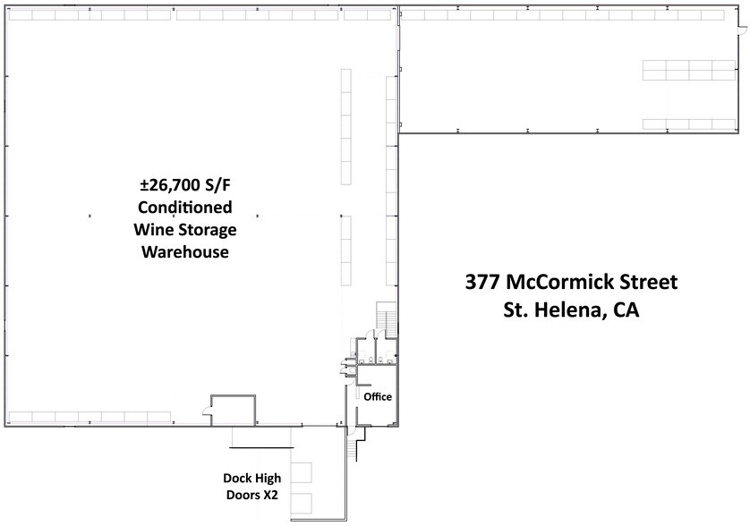 More Photos Of 377 Mccormick St, Saint Helena Warehouse For Lease