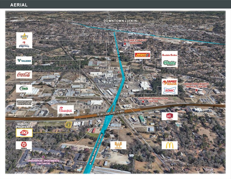 More Photos Of 301 N John Redditt Dr, Lufkin Fast Food For Sale