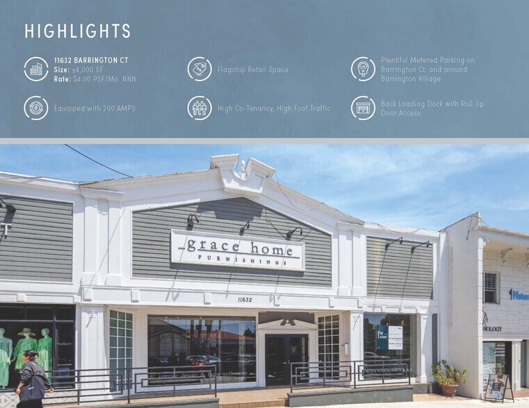 More Photos Of 11628 Barrington Ct, Los Angeles Storefront Retail Office For Lease