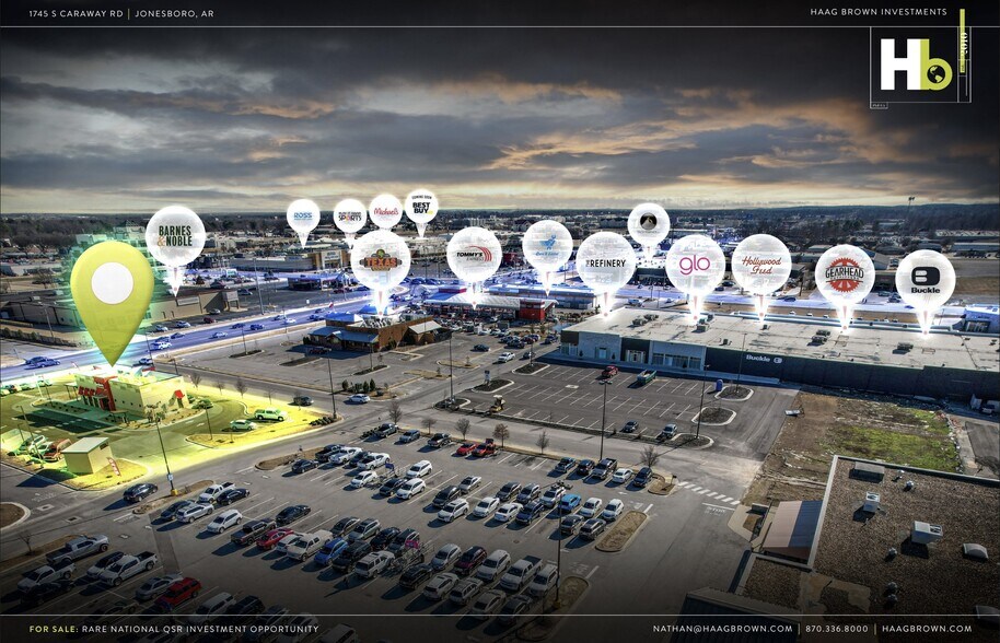 More Photos Of 1745 Caraway, Jonesboro Restaurant For Sale