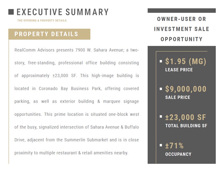 More Photos Of 7900 W Sahara Ave, Las Vegas Medical For Sale