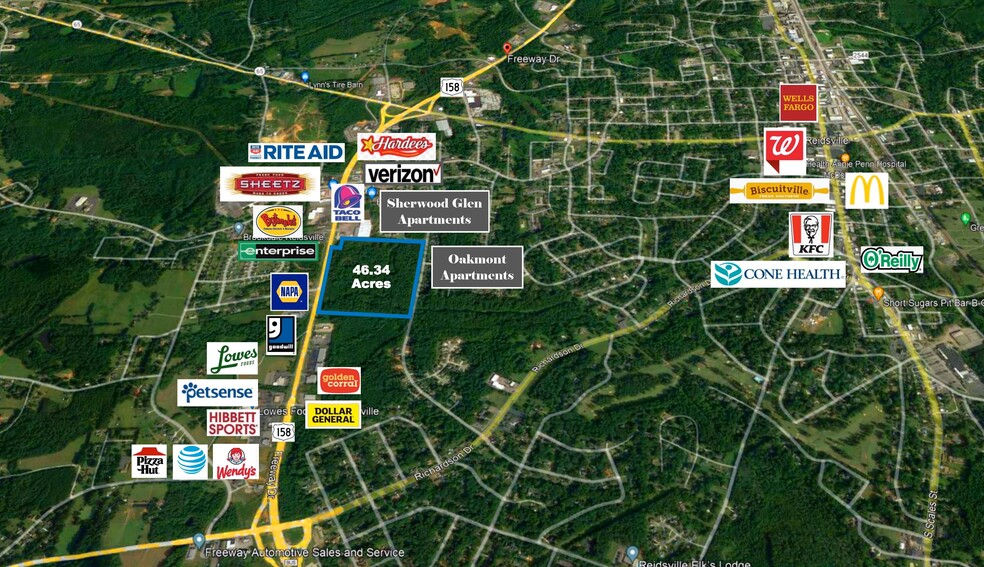 Primary Photo Of Freeway Dr, Reidsville Land For Sale