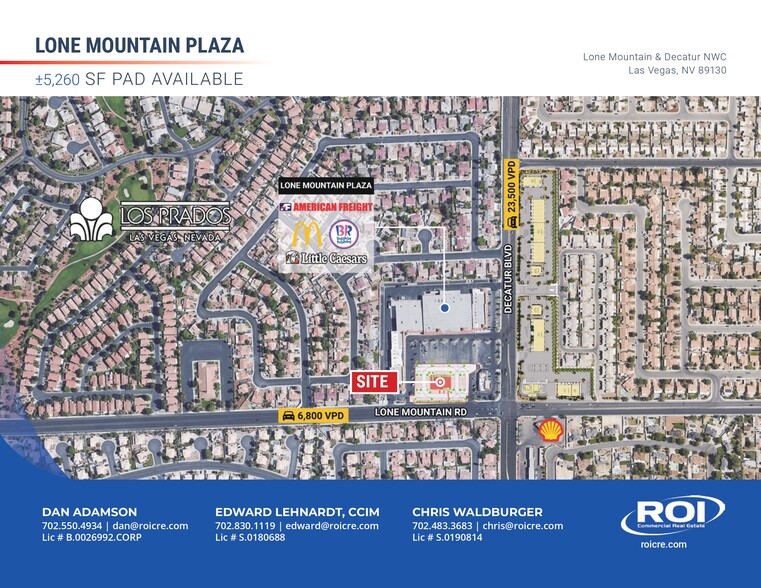 Primary Photo Of 4870 W Lone Mountain Rd, Las Vegas Land For Lease