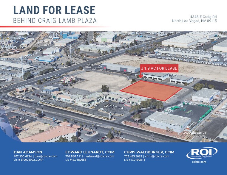 More Photos Of 4364 E Craig Rd, Las Vegas Land For Lease