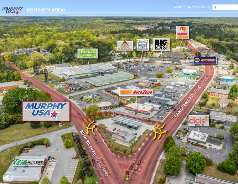 More Photos Of 6119 Saint Andrews Rd, Columbia Convenience Store For Sale