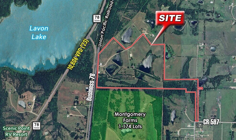 More Photos Of Texas 78 Business, Farmersville Land For Sale