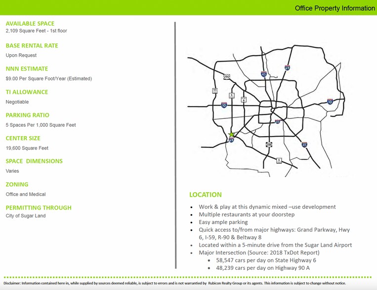 More Photos Of 300 Promenade Way, Sugar Land Medical For Lease