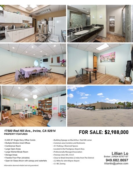 More Photos Of 17500 Red Hill Ave, Irvine Office Residential For Lease