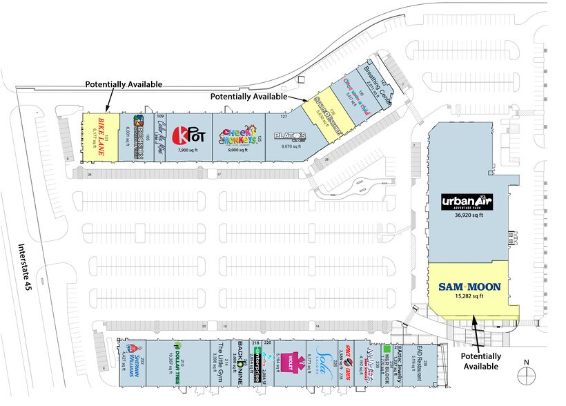 More Photos Of 17937-17945 I-45 S, Shenandoah Unknown For Lease