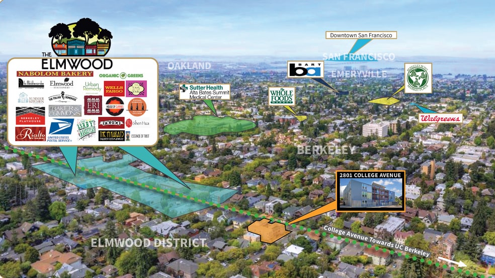 More Photos Of 2801 College Ave, Berkeley Apartments For Sale