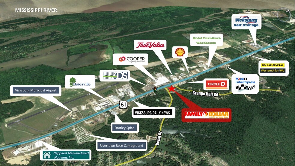 More Photos Of 5100 Highway 61 S, Vicksburg Convenience Store For Sale