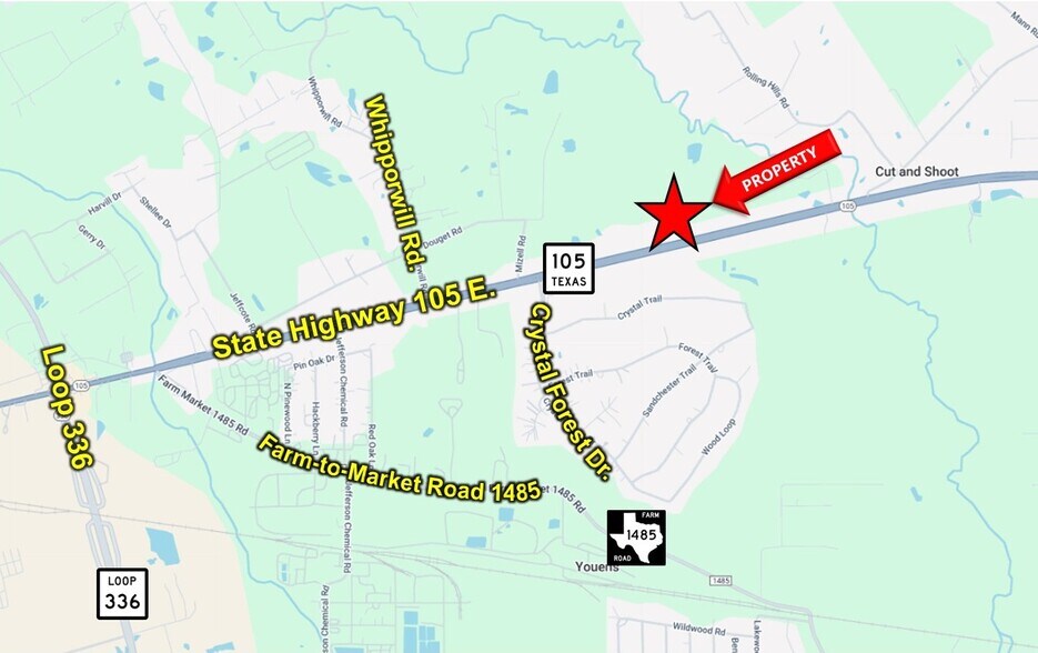 More Photos Of 13121 Highway 105 E, Cut And Shoot Industrial For Sale