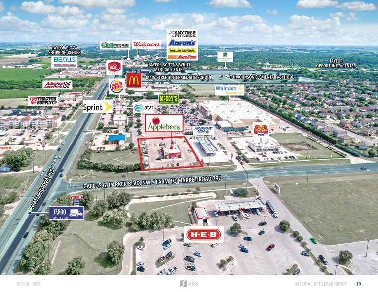 More Photos Of 103 Carlos G Parker Blvd, Taylor Restaurant For Lease