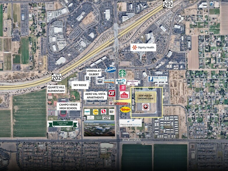 Primary Photo Of Melrose & Val Vista NWC dr, Gilbert Land For Sale