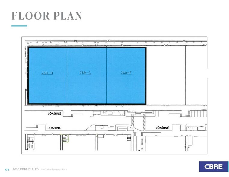 More Photos Of 5012-5116 Dudley Blvd, Mcclellan Flex For Lease