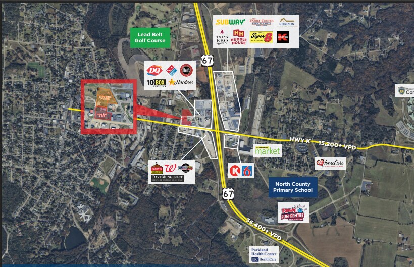 Primary Photo Of 10 N Dover St, Bonne Terre Land For Sale