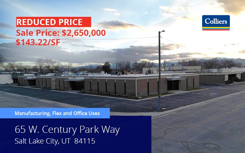Primary Photo Of 65 W Century Park Way, South Salt Lake Research And Development For Sale