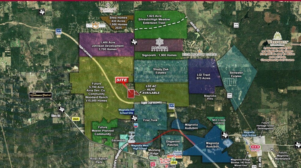 More Photos Of FM 1486 @ Aggie Expy, Montgomery Land For Sale