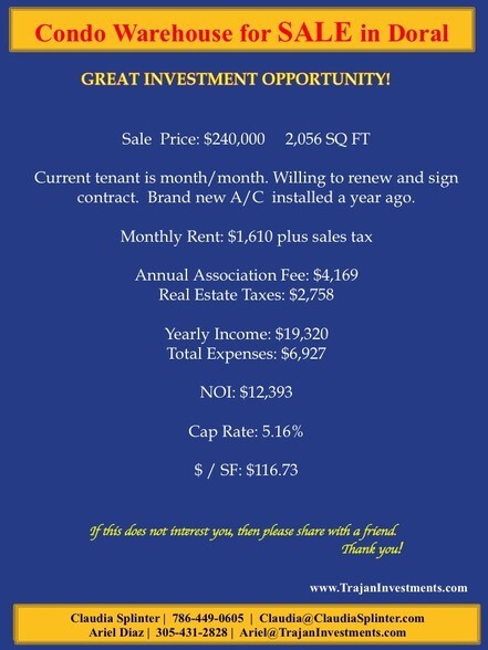 More Photos Of 7311-7323 NW 12th St, Miami Light Distribution For Sale