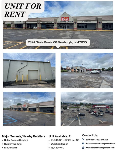 More Photos Of 7826-7844 W In-66, Newburgh Unknown For Lease