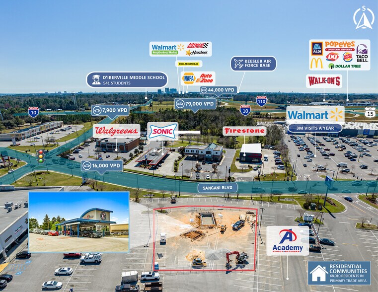 More Photos Of 3516 Sangani Blvd, Diberville Fast Food For Sale