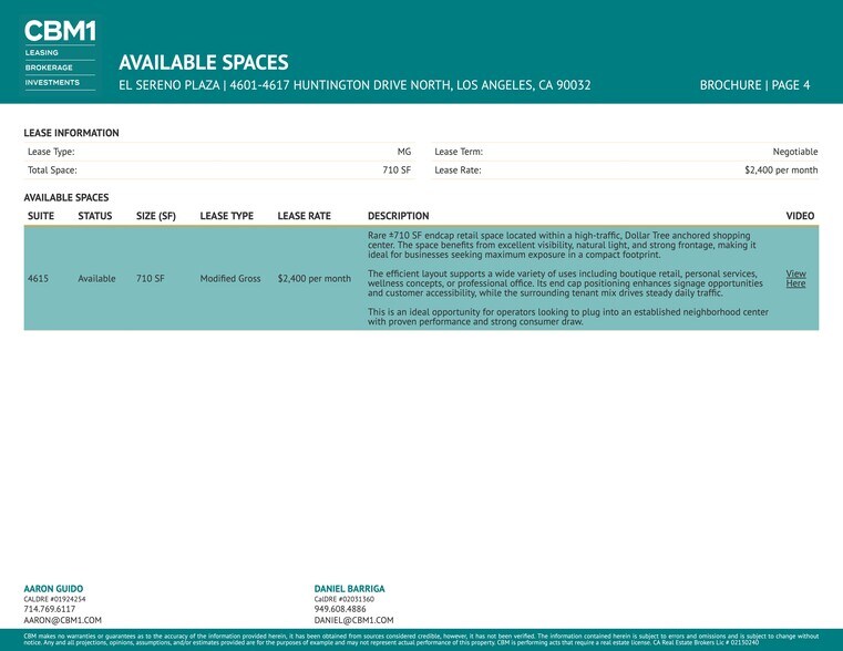 More Photos Of 4601-4617 Huntington Dr N, Los Angeles Storefront For Lease