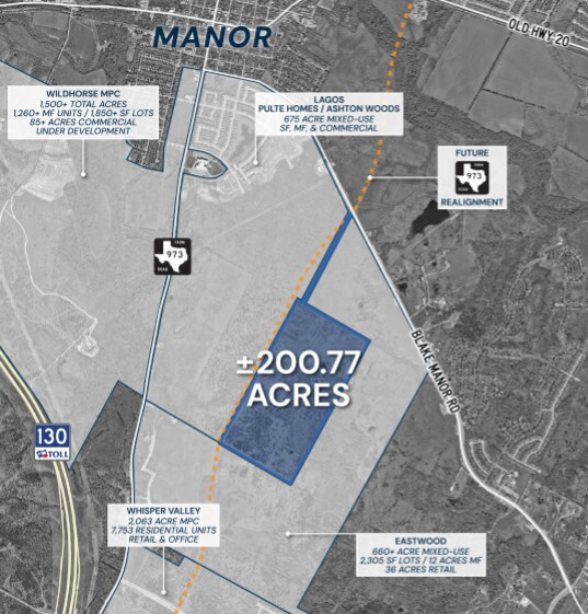 Primary Photo Of 17211 Blake Manor Road, Manor Land For Sale