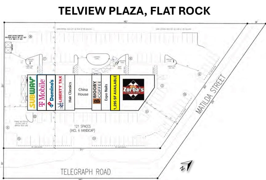 More Photos Of 26582-26678 Telegraph Rd, Flat Rock Freestanding For Lease