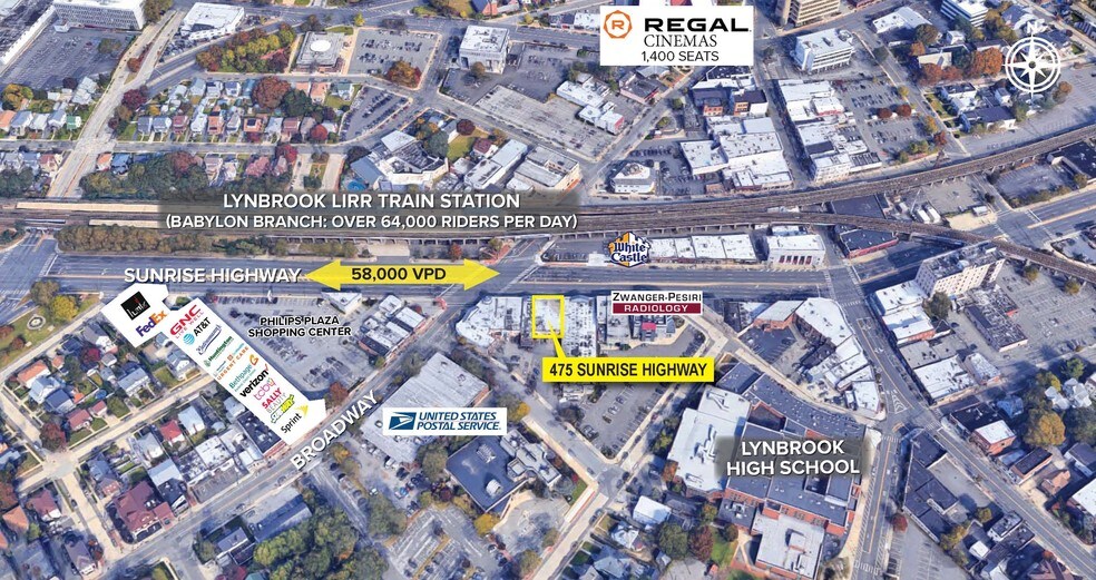 More Photos Of 469-485 Sunrise Hwy, Lynbrook Storefront For Lease