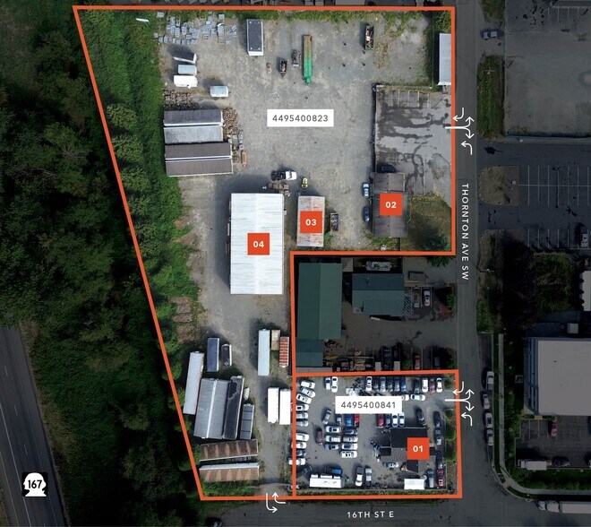 More Photos Of 1550 Thornton Ave SW, Pacific Contractor Storage Yard For Sale