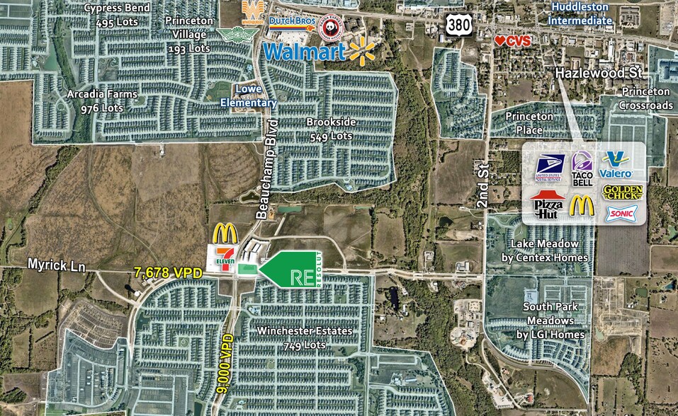 More Photos Of NEC S. Beauchamp and Myrick LN blvd, Princeton General Retail For Lease