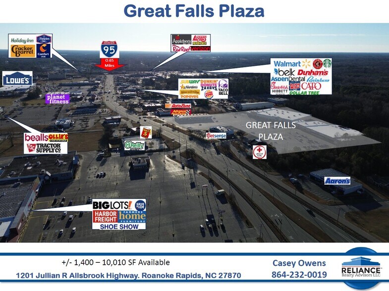 More Photos Of 1201-1261 Julian R Allsbrook Hwy, Roanoke Rapids Unknown For Lease