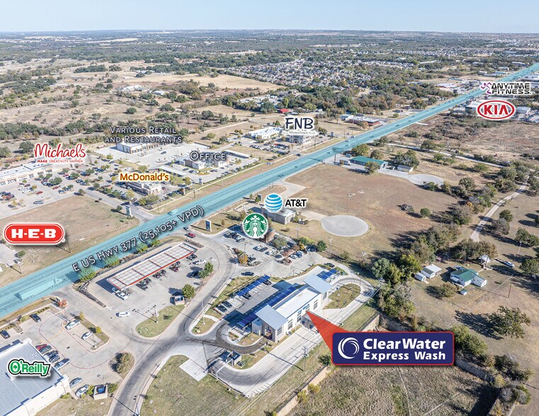 More Photos Of 3917 E US Highway 377, Granbury Carwash For Sale