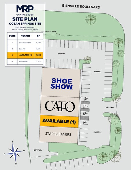 More Photos Of 3907-3921 Bienville Blvd, Ocean Springs Unknown For Lease