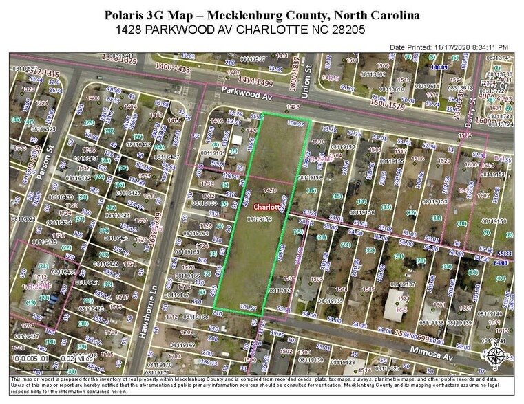 More Photos Of 1428 Parkwood Ave, Charlotte Land For Sale