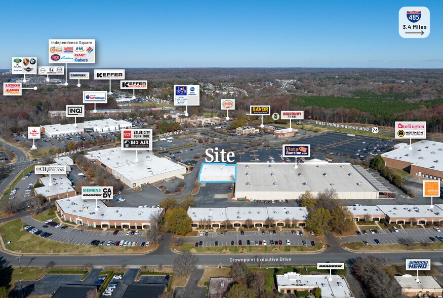 More Photos Of 2500 Sardis Rd, Charlotte Unknown For Lease