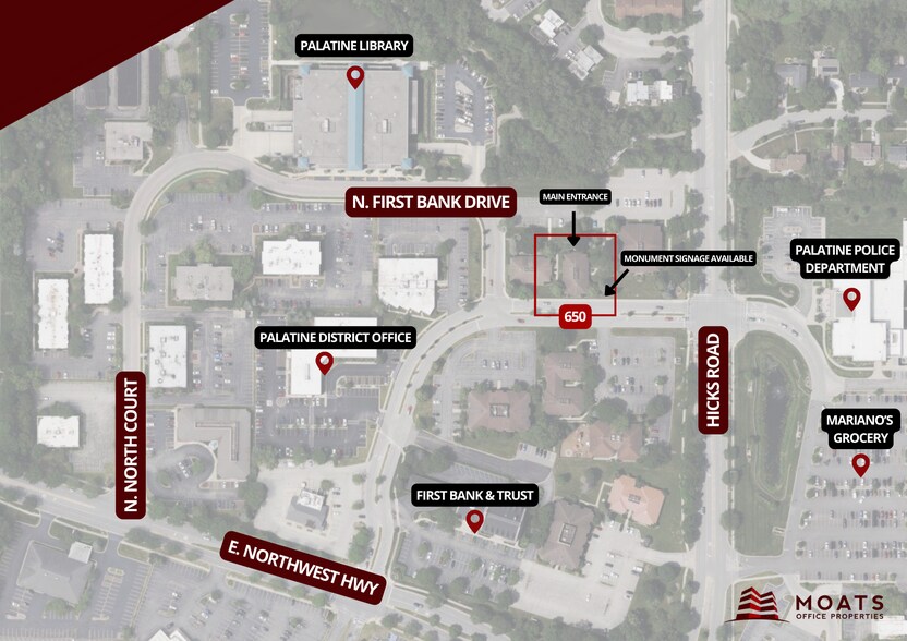 More Photos Of 650-652 First Bank Dr, Palatine Office For Sale