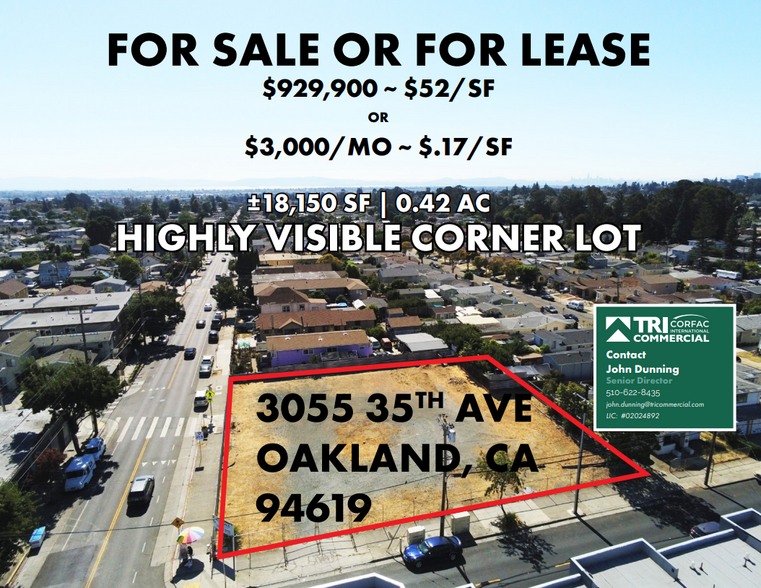 Primary Photo Of 3055 35th Ave, Oakland Land For Sale