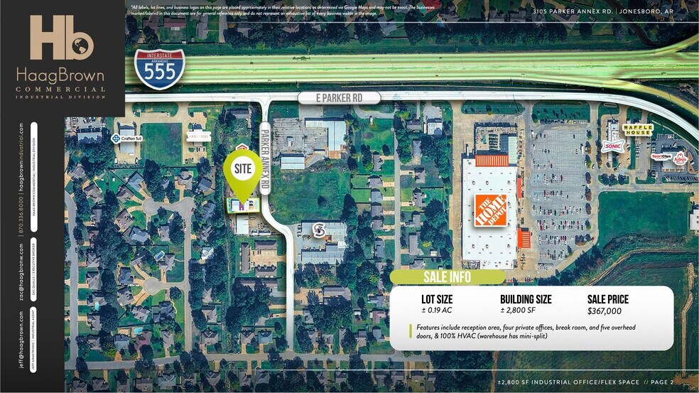 More Photos Of 3105 Parker Annex Rd, Jonesboro Warehouse For Sale