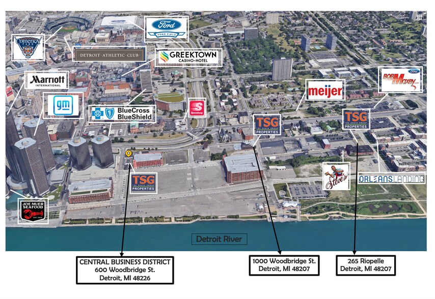 More Photos Of 600 Woodbridge St, Detroit Office For Lease