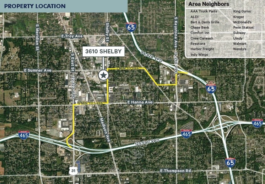 More Photos Of 3610 Shelby St, Indianapolis Manufacturing For Lease