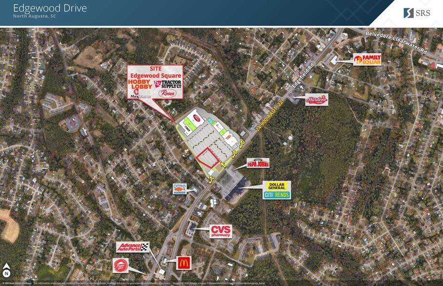 Primary Photo Of 101 Edgefield Rd, North Augusta Land For Sale